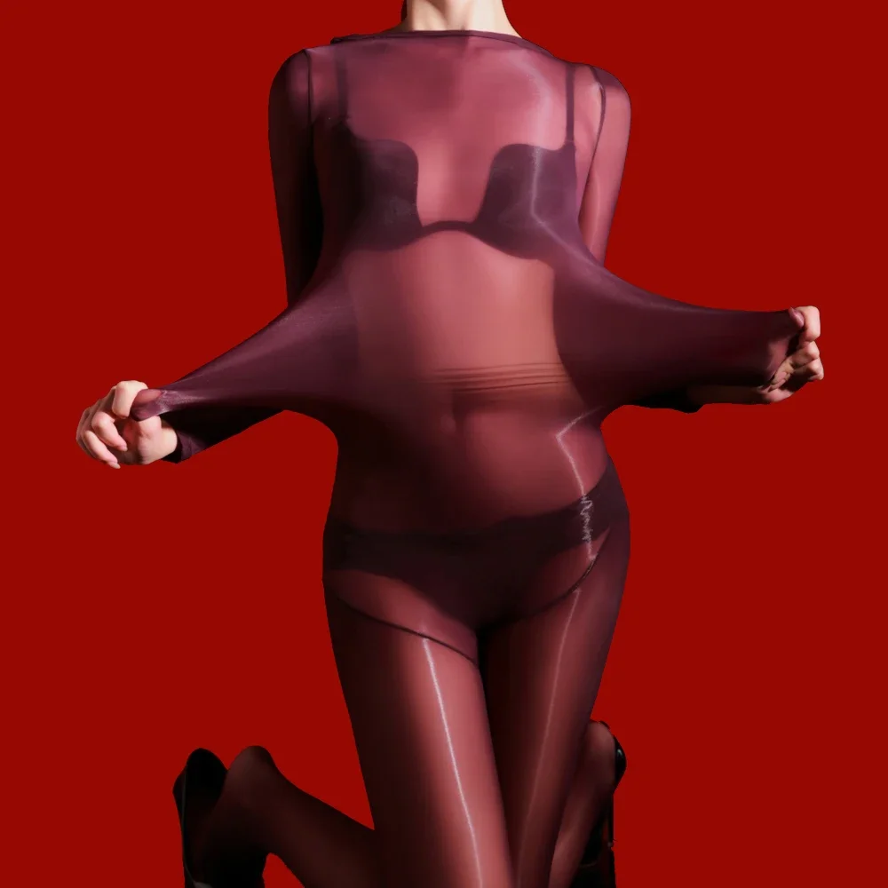 Women 1000 Pin High Elastic Bodysuit Oil Glossy Shiny 100Kg Tights Open Crotch Yoga Shaping Jumpsuits Maid Leotard Stocking Wear
Women 1000 Pin High Elastic Bodysuit Oil Glossy Shiny 100Kg Tights Open Crotch Yoga Shaping Jumpsuits Maid Leotard Stocking Wear
