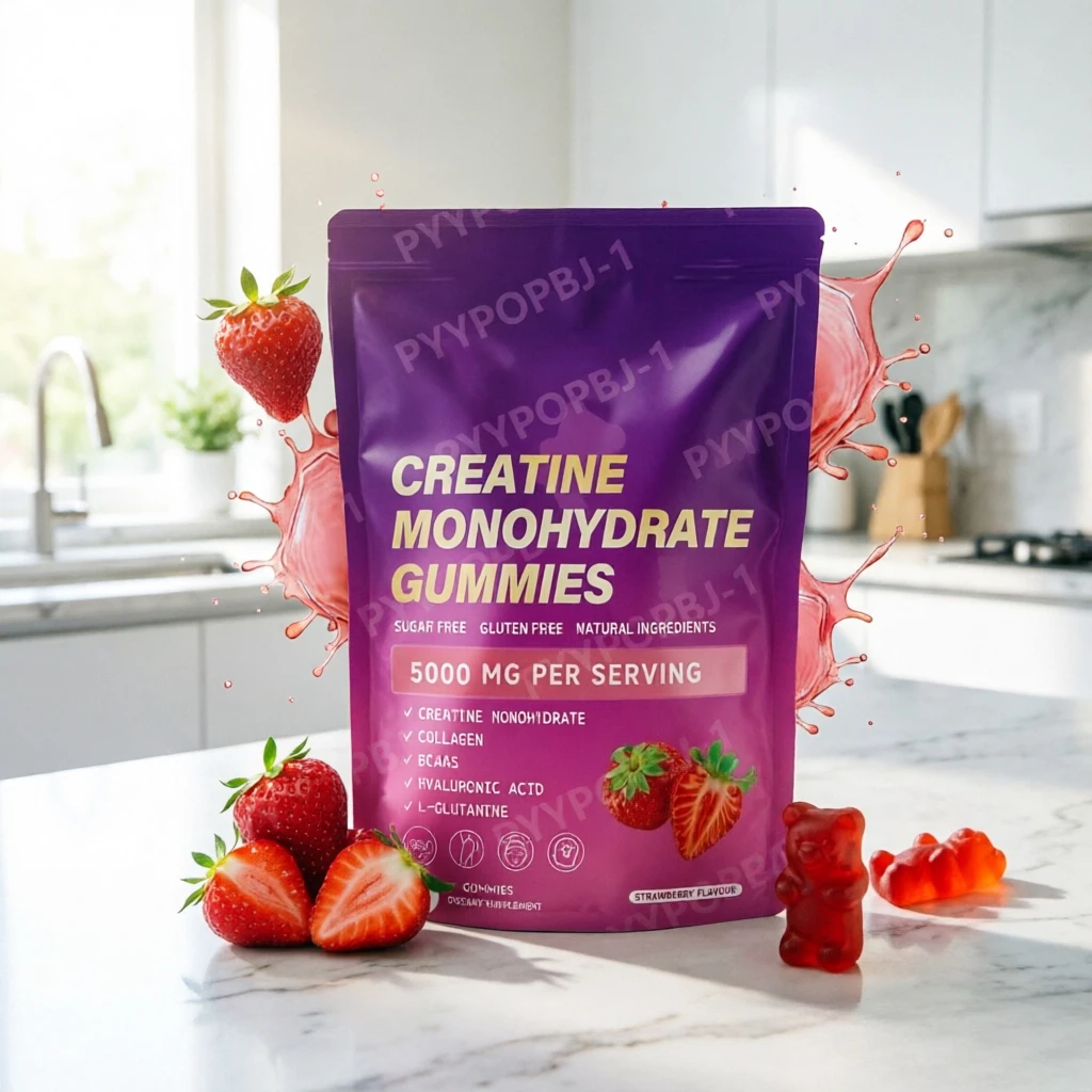 Creatine Monohydrate Gummies 60 Count with Collagen, Biotin, Vitamin D3 & Hyaluronic Acid for Daily Pre & Post Workout Recovery
Creatine Monohydrate Gummies 60 Count with Collagen, Biotin, Vitamin D3 & Hyaluronic Acid for Daily Pre & Post Workout Recovery