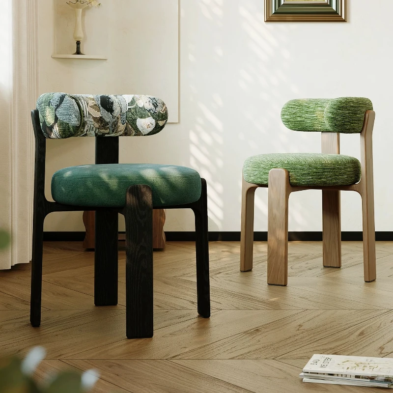 French Vintage Upholstered Dining Chair, Comfortable Breathable Backrest for Kitchen, Aesthetic Home Decor Seat for Living Room
French Vintage Upholstered Dining Chair, Comfortable Breathable Backrest for Kitchen, Aesthetic Home Decor Seat for Living Room