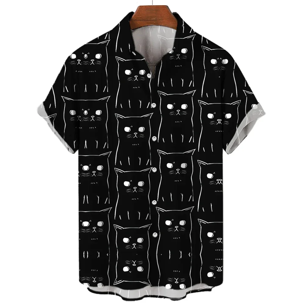 Cute Cat 3D Printed High Quality Shirt Man/Women Casual Fashion Short Sleeves Shirts Button Lapel Tops Oversized Unisex Clothing
Cute Cat 3D Printed High Quality Shirt Man/Women Casual Fashion Short Sleeves Shirts Button Lapel Tops Oversized Unisex Clothing