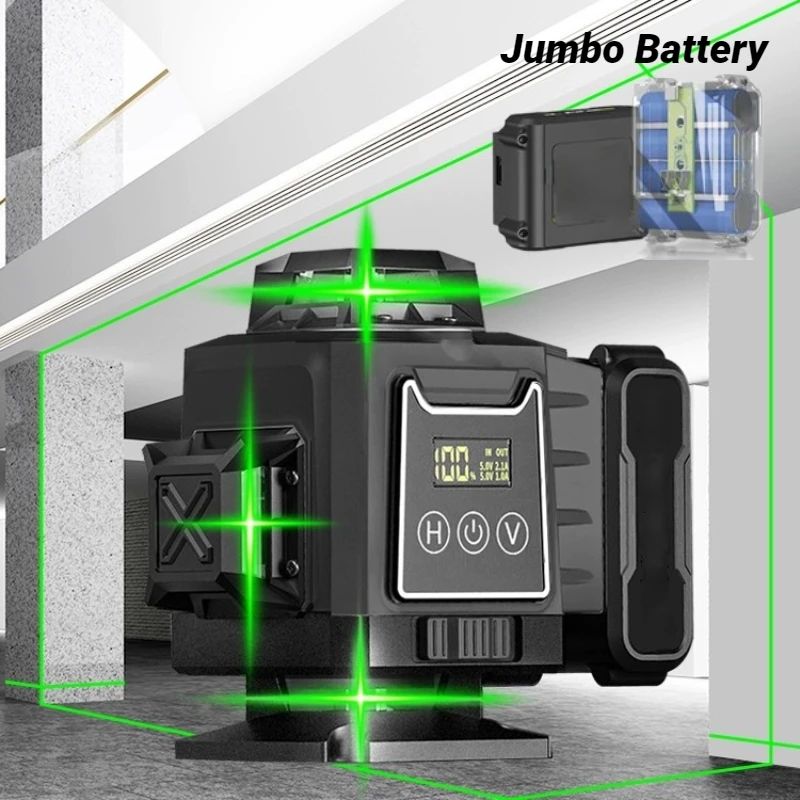 tripod/nivel laser 4D 16 Lines Laser Level 3° Self-leveling professional laser level green Laser level machine free shipping
tripod/nivel laser 4D 16 Lines Laser Level 3° Self-leveling professional laser level green Laser level machine free shipping