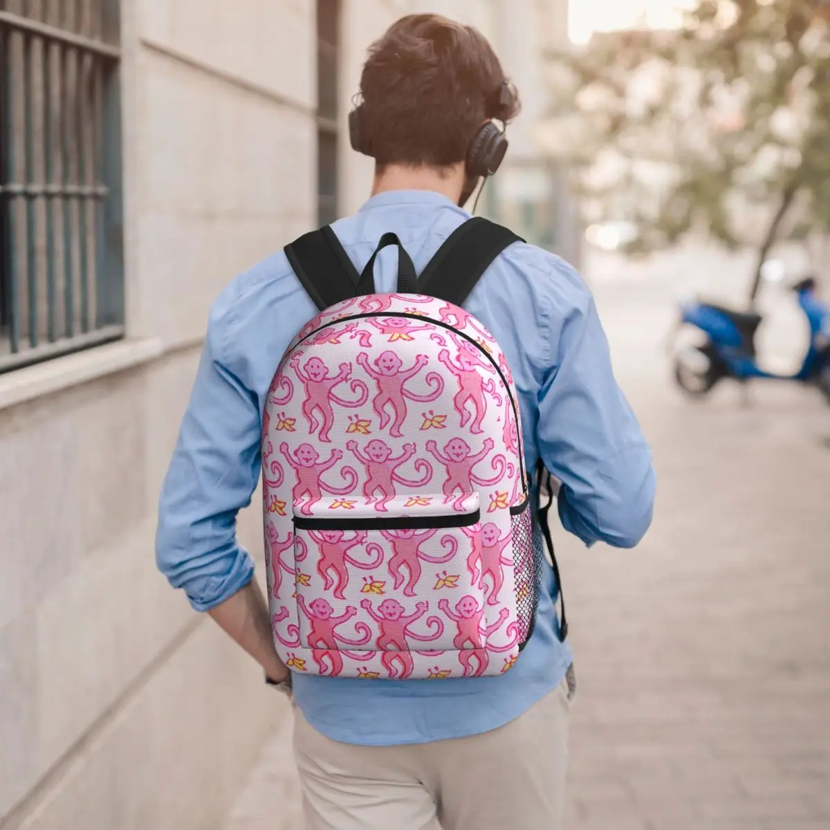 Preppy Roller Monkeys Rabbit Backpack Student BookBag Children School Bag Laptop Shoulder Bags for Men Women
Preppy Roller Monkeys Rabbit Backpack Student BookBag Children School Bag Laptop Shoulder Bags for Men Women
