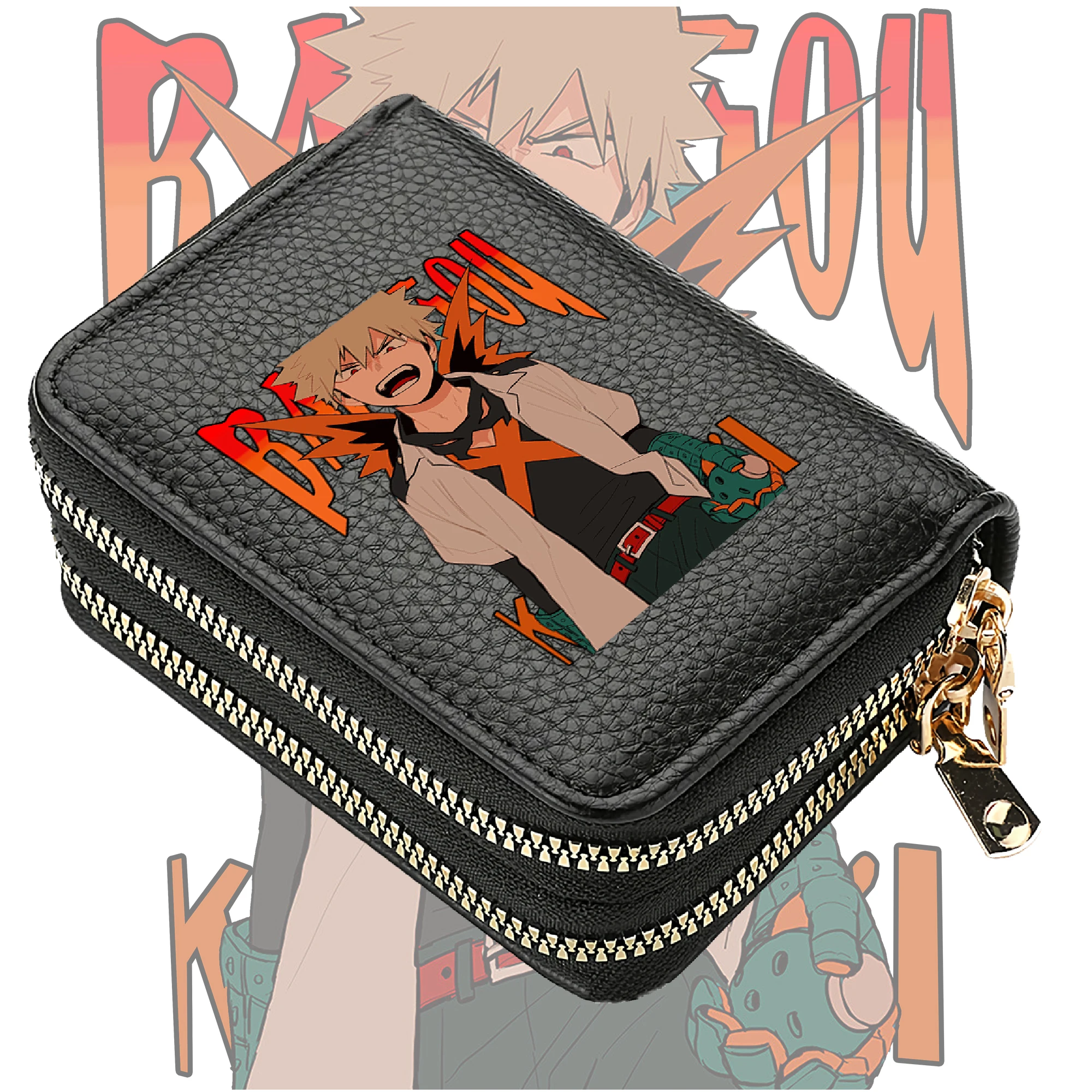 Anime Women Double Zipper Short Wallet Card Holder MHA Cartoon Clutch Bags PU Leather Coin Purse Money Pockets
Anime Women Double Zipper Short Wallet Card Holder MHA Cartoon Clutch Bags PU Leather Coin Purse Money Pockets