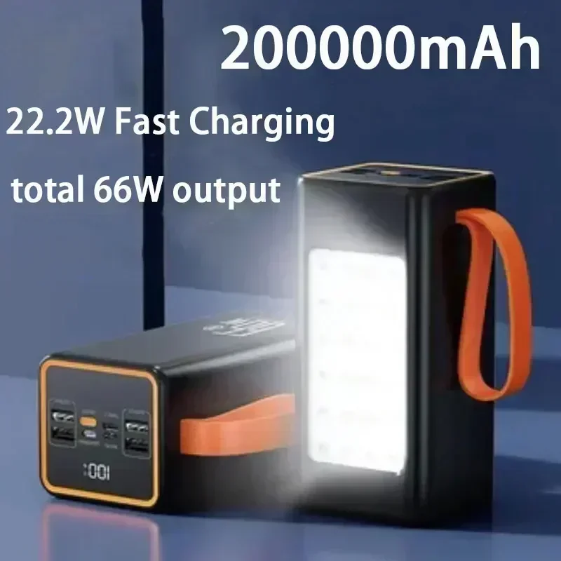 66W 200000mAh Power Bank Large Capacity PD20W Powerbank Portable Fast Charger External Battery For iPhone Xiaomi Samsung
66W 200000mAh Power Bank Large Capacity PD20W Powerbank Portable Fast Charger External Battery For iPhone Xiaomi Samsung