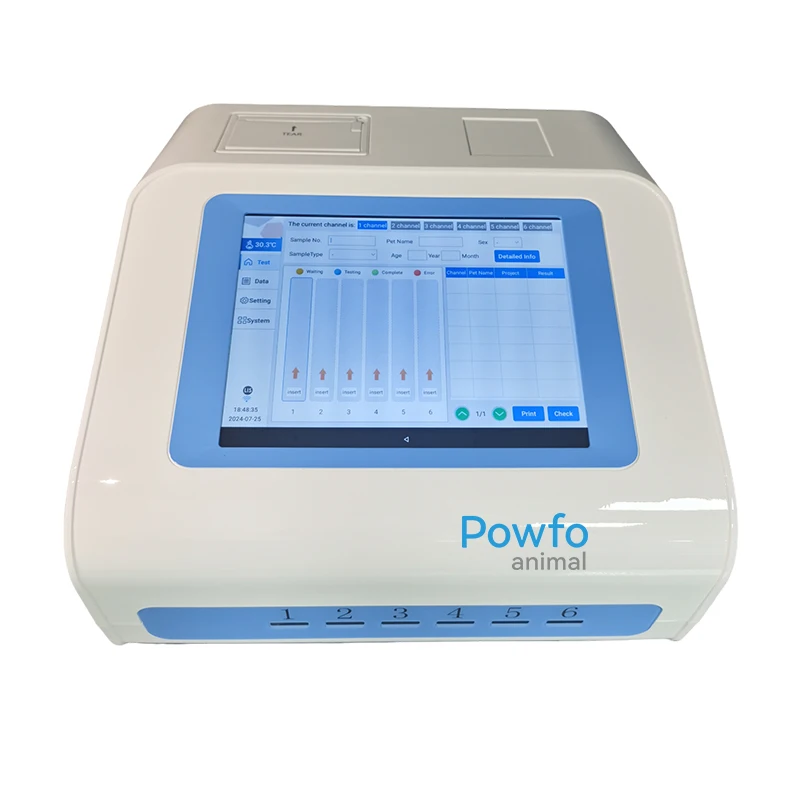 PetFi-i3/i5 Veterinary Diagnostic Equipment POCT Analyzer for SDMA Cat Dog Pets Leishmania Antibody Test Fluorescence
PetFi-i3/i5 Veterinary Diagnostic Equipment POCT Analyzer for SDMA Cat Dog Pets Leishmania Antibody Test Fluorescence