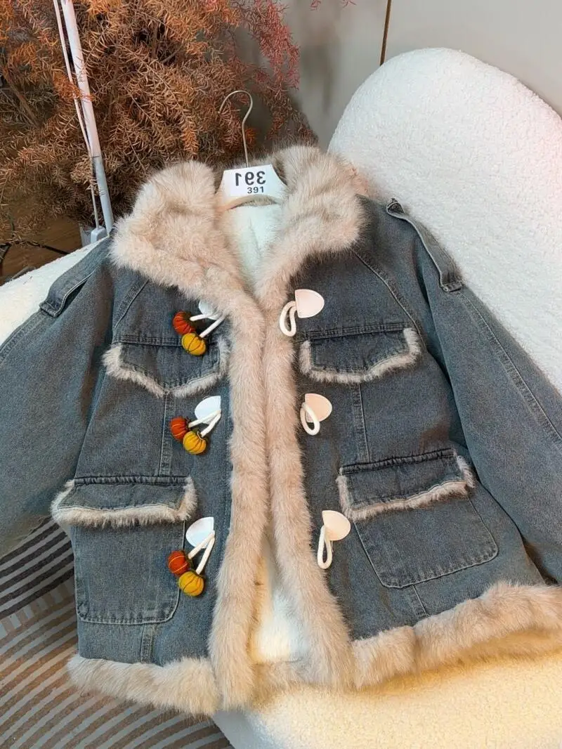 Women's Winter Coat Outerwear Little Pumpkin Apricot Fur Coat Length Winter New Style Lined With Fur Thickened Retro High
Women's Winter Coat Outerwear Little Pumpkin Apricot Fur Coat Length Winter New Style Lined With Fur Thickened Retro High