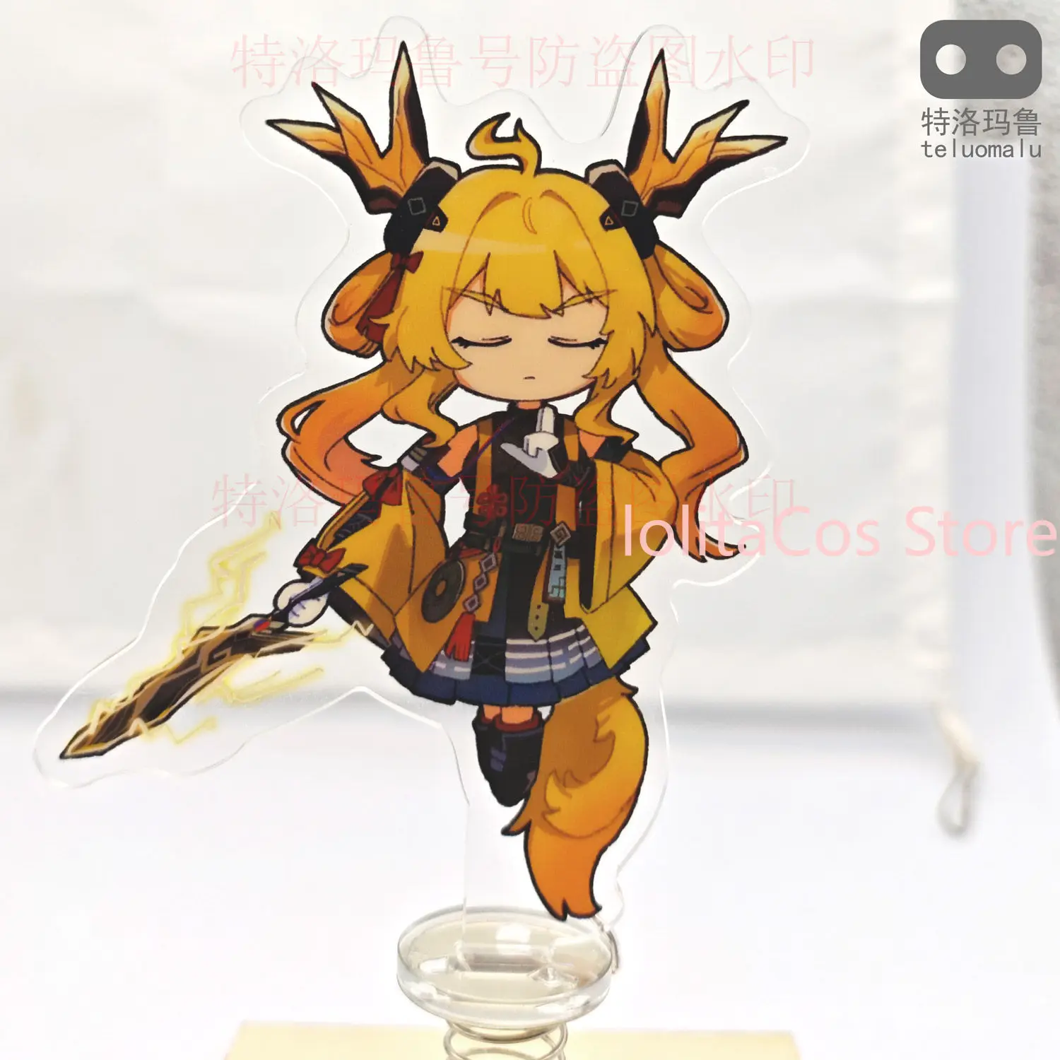 Акриловая подставка Arknights Leizi The Thunderbringer: милая Q-версия, забавная игрушка-шейкер, подарок на день рождения, настольное украшение, рождественский сувенир для фанатов аниме
Акриловая подставка Arknights Leizi The Thunderbringer: милая Q-версия, забавная игрушка-шейкер, подарок на день рождения, настольное украшение, рождественский сувенир для фанатов аниме
