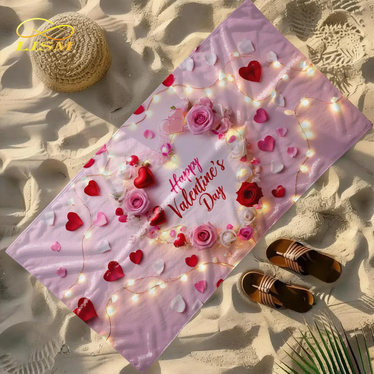 1pc Valentines Rose Towel-Oversized, Absorbent Microfiber, Quick Dry, Ideal for Travel, Swimming, Surfing Bath Towel
1pc Valentines Rose Towel-Oversized, Absorbent Microfiber, Quick Dry, Ideal for Travel, Swimming, Surfing Bath Towel