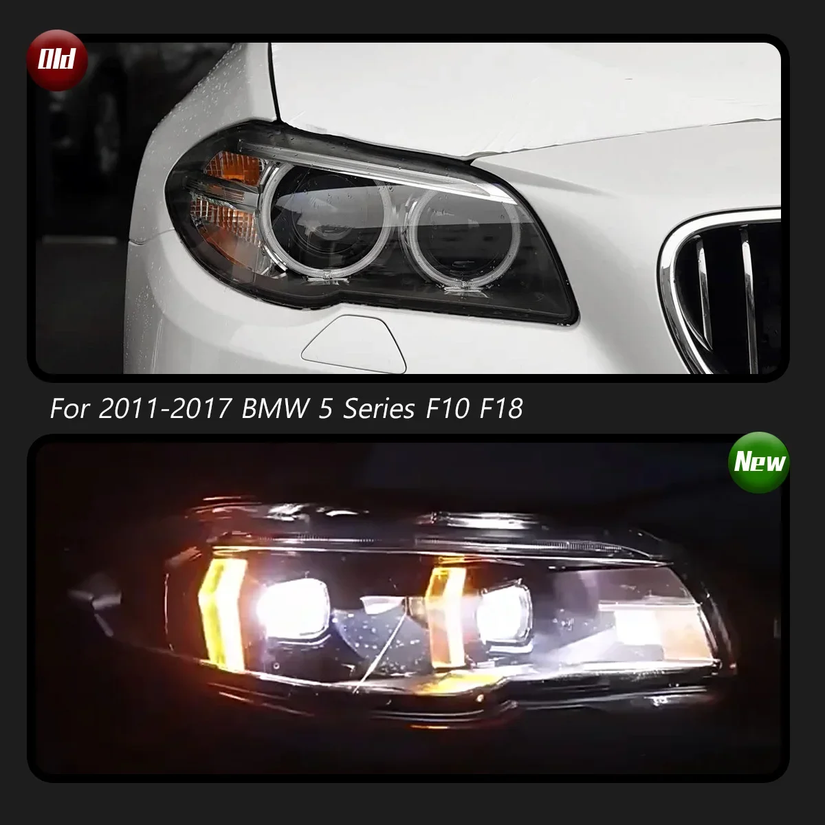 TYPY New LED Car Headlights For BMW5 Series F10 F18 Headlight 2011-2017 Signals Auto Accessories Daytime Running Lights
TYPY New LED Car Headlights For BMW5 Series F10 F18 Headlight 2011-2017 Signals Auto Accessories Daytime Running Lights