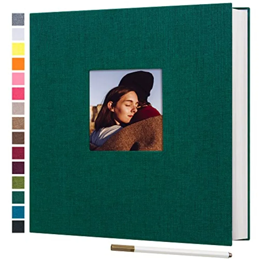 Large Photo Album Self Adhesive 3x5 4x6 5x7 8x10 10x12 Pictures Linen Cover 80 Blank Pages Magnetic DIY Scrapbook Albums with A
Large Photo Album Self Adhesive 3x5 4x6 5x7 8x10 10x12 Pictures Linen Cover 80 Blank Pages Magnetic DIY Scrapbook Albums with A