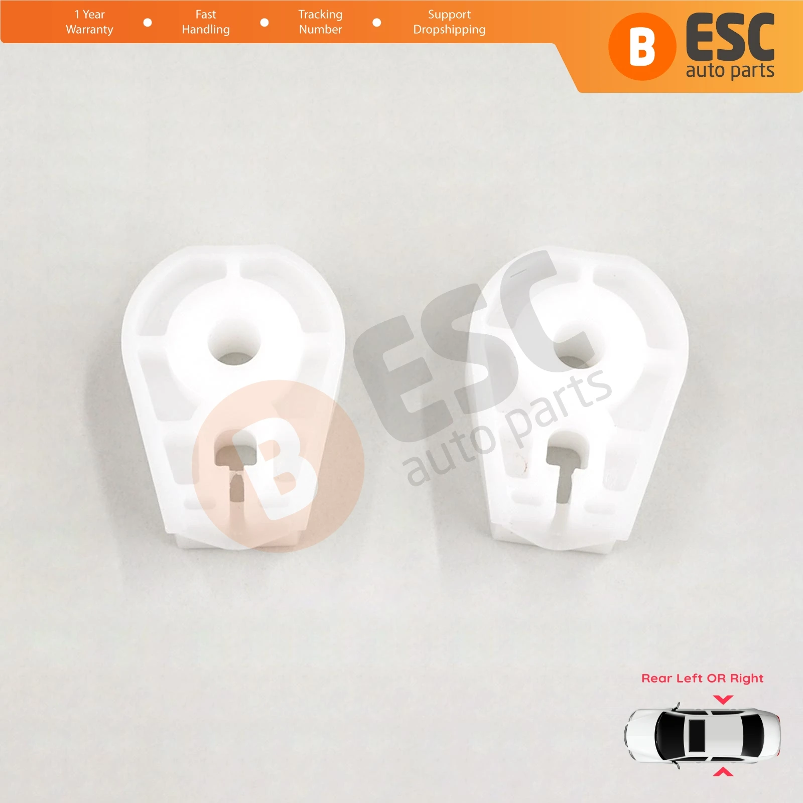 EWR563 2 Pcs Window Regulator Repair Clips Rear Left or Right for Renault Megane MK2 EM0/1 2002-2009 CC Cabriolet Convertible
EWR563 2 Pcs Window Regulator Repair Clips Rear Left or Right for Renault Megane MK2 EM0/1 2002-2009 CC Cabriolet Convertible