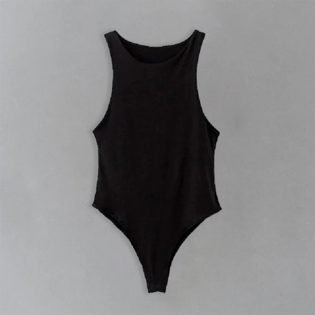 Sleeveless Jumpsuit Tops Bodysuit Bodysuit Slight St Solid Color Female Polyester Rech Regular Women Bodysuits
Sleeveless Jumpsuit Tops Bodysuit Bodysuit Slight St Solid Color Female Polyester Rech Regular Women Bodysuits