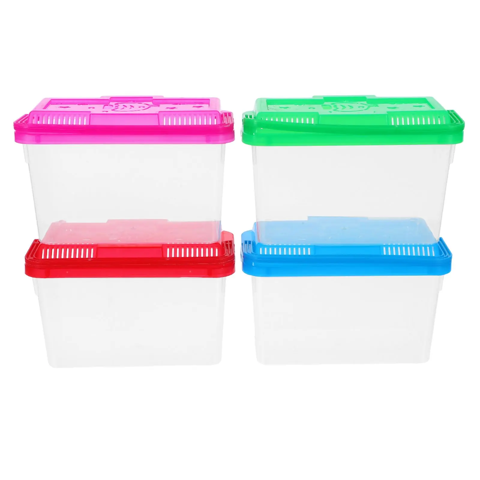 4Pcs Mini Handheld Aquarium Pet Box Transparent Plastic Fish Tank Breeding Container Turtle Feeding Desk Accessories Portable
4Pcs Mini Handheld Aquarium Pet Box Transparent Plastic Fish Tank Breeding Container Turtle Feeding Desk Accessories Portable