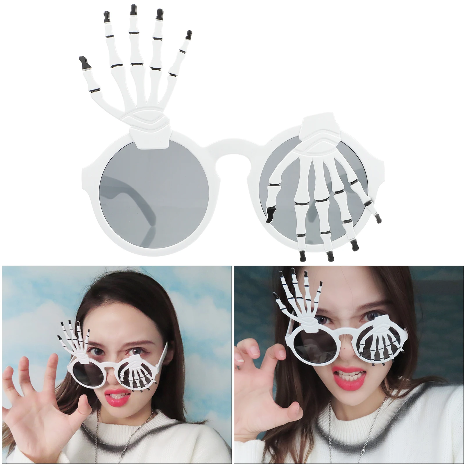 4Pcs Quirky Halloween Themed Glasses Ghost Claw Shape Lightweight for Costume Parties Funny Novelty Eyewear 
4Pcs Quirky Halloween Themed Glasses Ghost Claw Shape Lightweight for Costume Parties Funny Novelty Eyewear