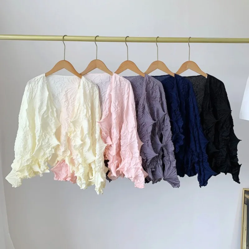 2026 Summer Top Miyake Pleated New Long-Sleeve Cardigan Women's Jacket Lightweight Casual Sun Protection Shawl Stretch Non-Iron
2026 Summer Top Miyake Pleated New Long-Sleeve Cardigan Women's Jacket Lightweight Casual Sun Protection Shawl Stretch Non-Iron