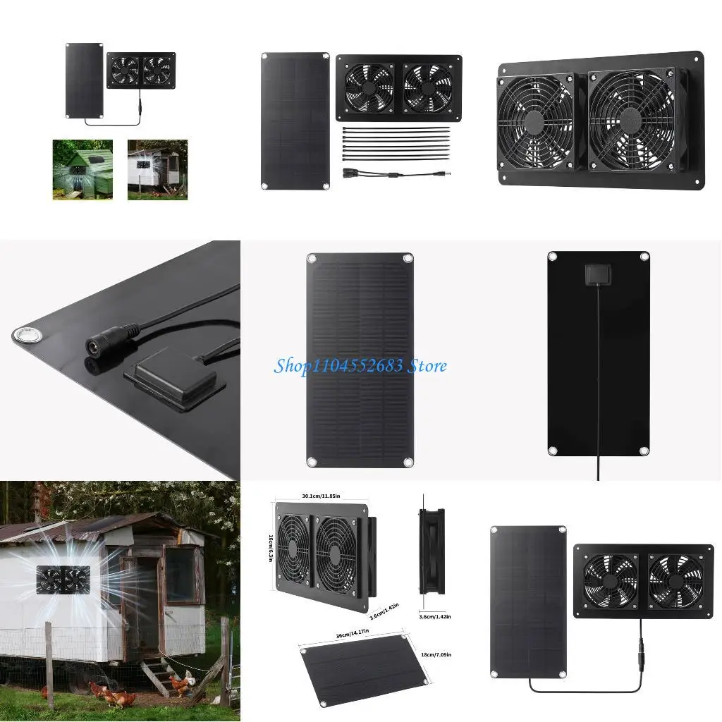 Y6GD 10W Household Ventilation Fan Solar plate Powered Fan Air Extractors Easy to Use
Y6GD 10W Household Ventilation Fan Solar plate Powered Fan Air Extractors Easy to Use