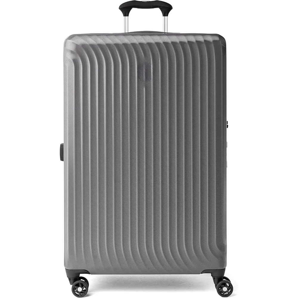 Hardside Expandable Checked Luggage, 8 Spinner Wheels, Lightweight Hard Shell Polycarbonate Suitcase, Shadow Grey
Hardside Expandable Checked Luggage, 8 Spinner Wheels, Lightweight Hard Shell Polycarbonate Suitcase, Shadow Grey