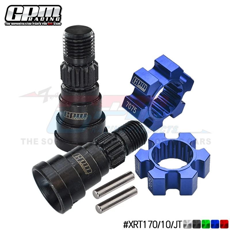 Front/rear universal CVD head+7075-T6 hexagonal connector suitable for 1:5 X-Maxx 8S 6s XRT RC remote control vehicle
Front/rear universal CVD head+7075-T6 hexagonal connector suitable for 1:5 X-Maxx 8S 6s XRT RC remote control vehicle