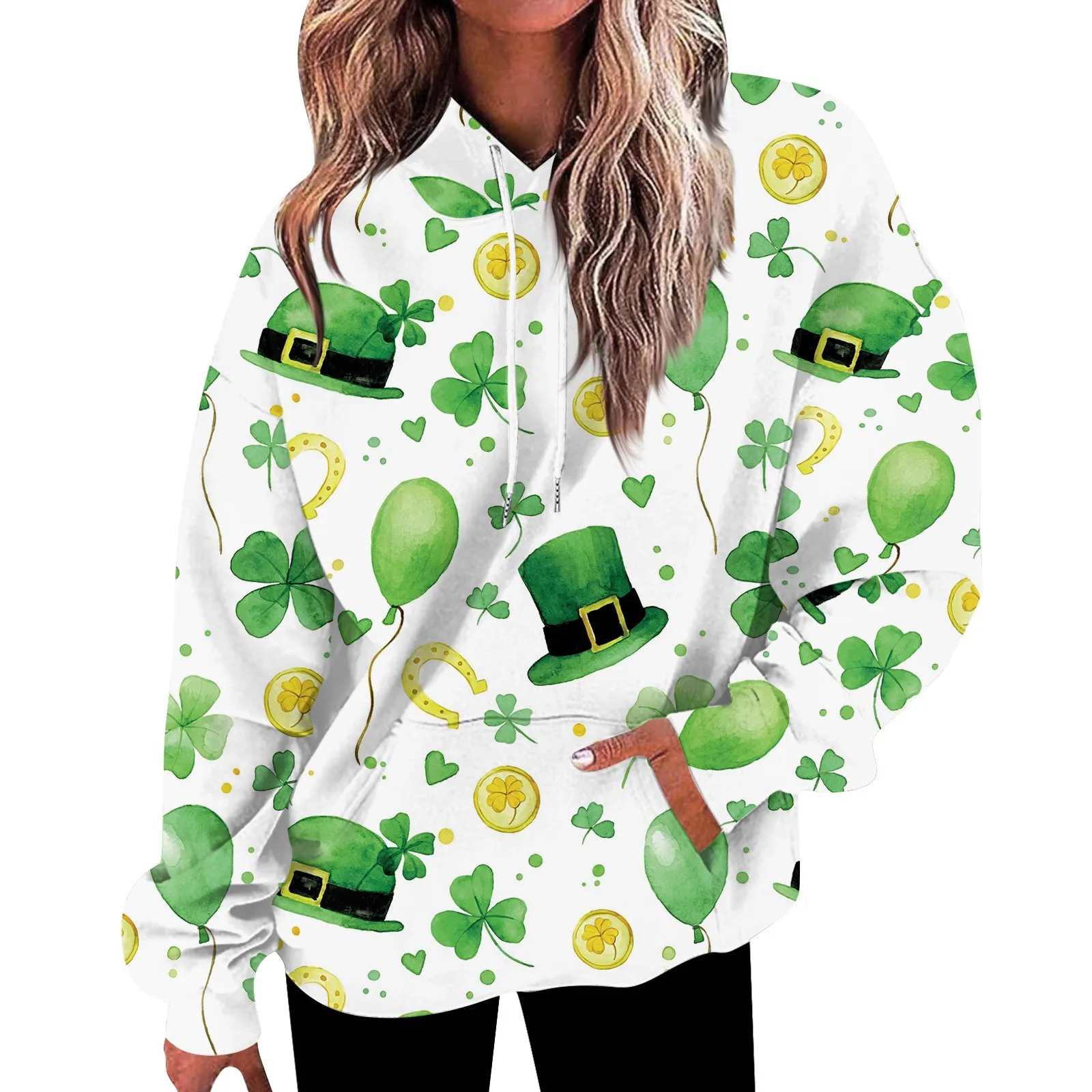 Pullovers Unique Casual Women Sweatshirts Luxury Hooded Long Sleeves St. Patrick'S Day Printed Women Pullover Winter 2023 Ropa
Pullovers Unique Casual Women Sweatshirts Luxury Hooded Long Sleeves St. Patrick'S Day Printed Women Pullover Winter 2023 Ropa