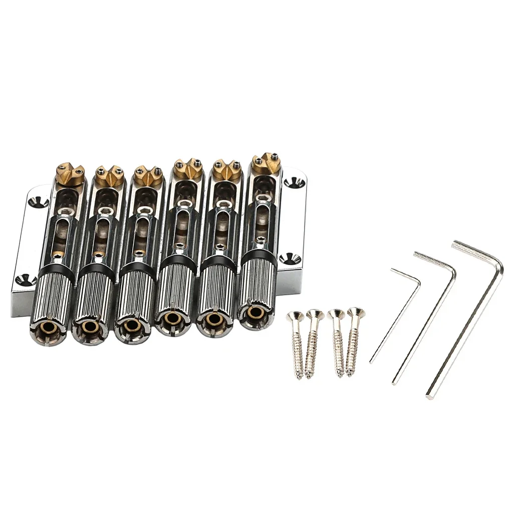 "High-Quality 6-String Saddle Headless Guitar Bridge - Durable Silver Replacement Part for Headless Guitars & Accessories"
"High-Quality 6-String Saddle Headless Guitar Bridge - Durable Silver Replacement Part for Headless Guitars & Accessories"