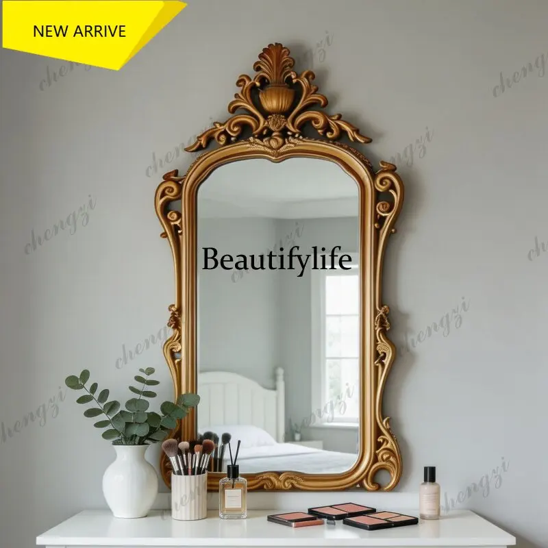 z183 French retro makeup mirror ins American desktop vanity mirror European bathroom mirror
z183 French retro makeup mirror ins American desktop vanity mirror European bathroom mirror