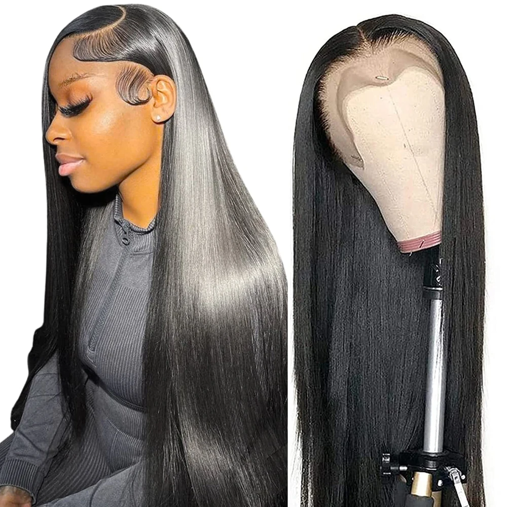 13x6 Straight Lace Front Wigs Human Hair 200 Density 28 Inch HD Transparent Lace Frontal Human Hair Wigs for Women Glueless Wigs
13x6 Straight Lace Front Wigs Human Hair 200 Density 28 Inch HD Transparent Lace Frontal Human Hair Wigs for Women Glueless Wigs
