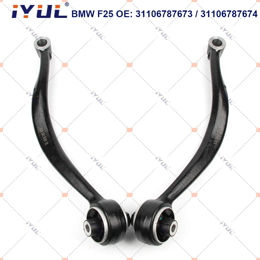 A Pair Front Lower Suspension Control Arm Curve For BMW X3 F25 X4 F26 31106787673 31106787674
A Pair Front Lower Suspension Control Arm Curve For BMW X3 F25 X4 F26 31106787673 31106787674