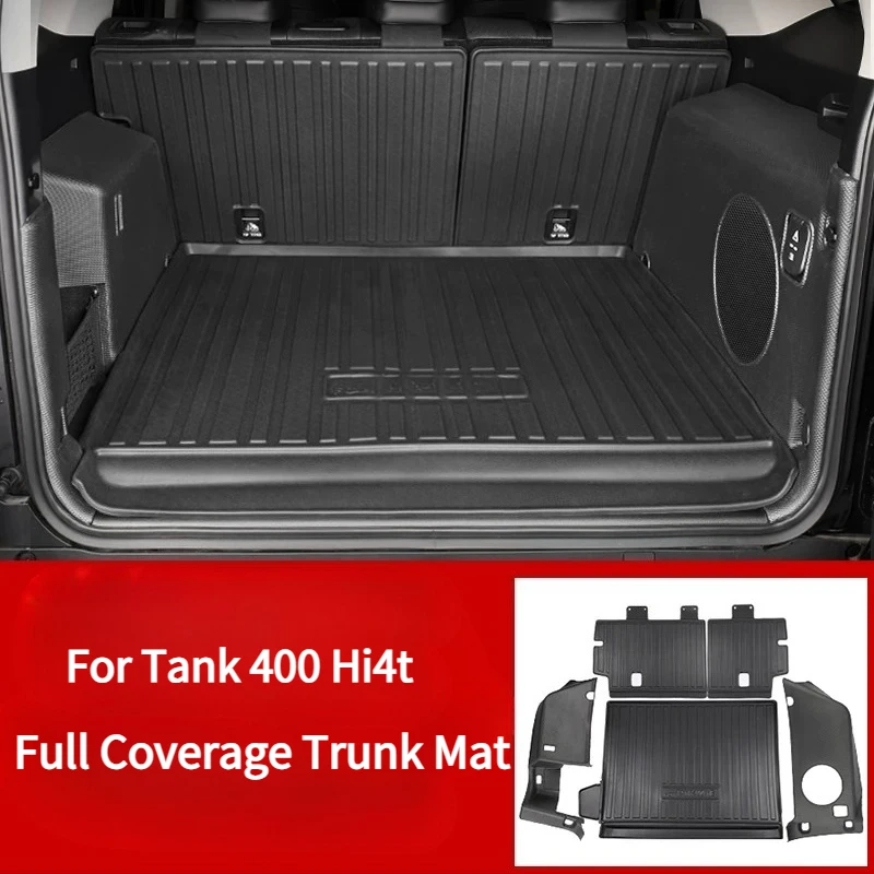For Tank 400 Hi4t Full-Cover Waterproof Trunk Mat TPE Waterproof Wear-Resistant Interior Modification Accessory
For Tank 400 Hi4t Full-Cover Waterproof Trunk Mat TPE Waterproof Wear-Resistant Interior Modification Accessory