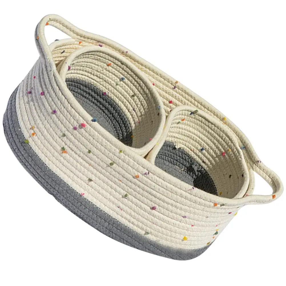 Cotton Rope Storage Basket Small Snack Toy Baskets Cartoon Desktop ganizer Sundries Woven Basket Home Decor Bathroom Living Room
Cotton Rope Storage Basket Small Snack Toy Baskets Cartoon Desktop ganizer Sundries Woven Basket Home Decor Bathroom Living Room