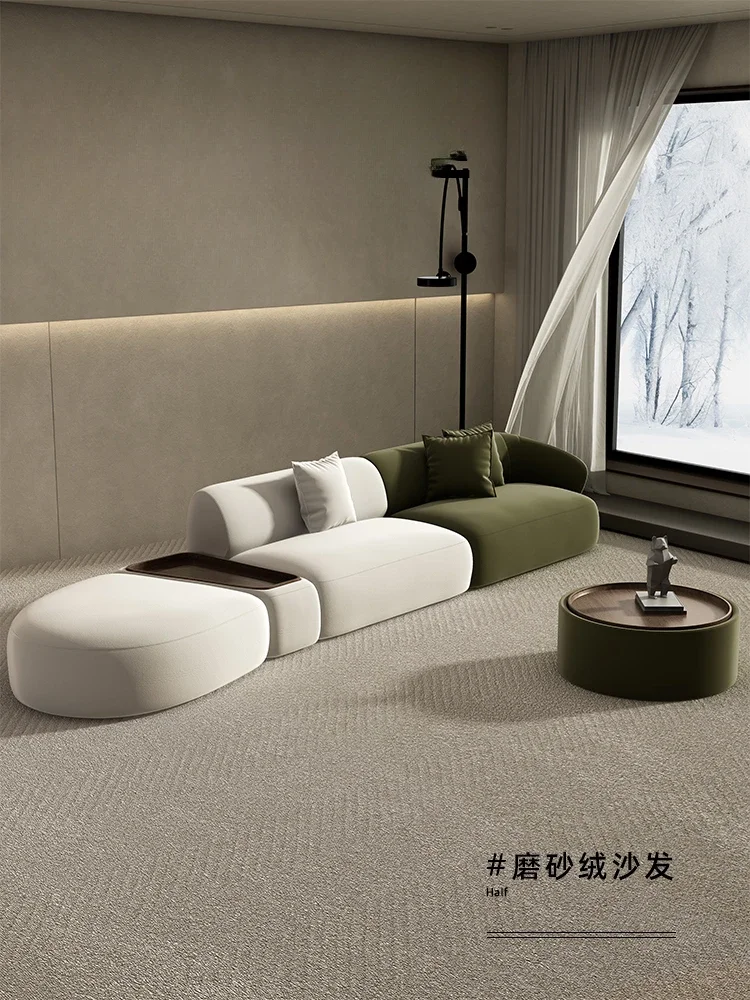 Curved sofa living room corner Internet celebrity special-shaped designer beauty salon rest area reception sofa coffee
Curved sofa living room corner Internet celebrity special-shaped designer beauty salon rest area reception sofa coffee