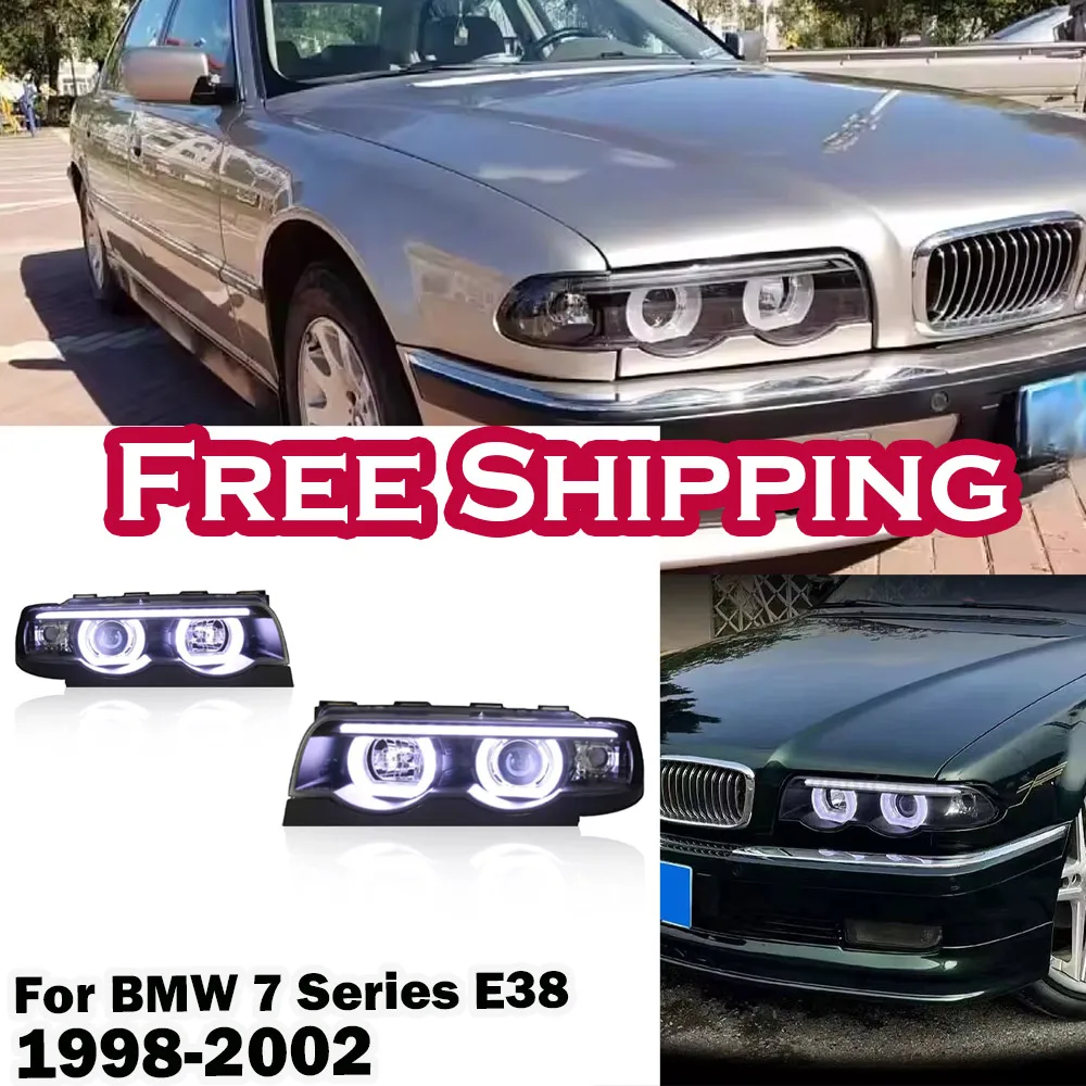 Автомобильная фара в сборе для BMW 7 серии E38 1998-2002, обновленная Модифицированная в новую BMW, динамический сигнал поворота, тормоз, лампы для фар
Автомобильная фара в сборе для BMW 7 серии E38 1998-2002, обновленная Модифицированная в новую BMW, динамический сигнал поворота, тормоз, лампы для фар