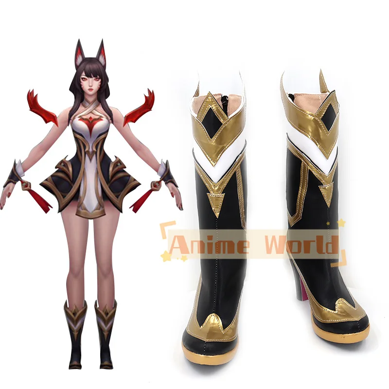 New Game Anime Shoes Ahri Cosplay Boots Shoes Props Halloween Party Role Play Custom Made
New Game Anime Shoes Ahri Cosplay Boots Shoes Props Halloween Party Role Play Custom Made