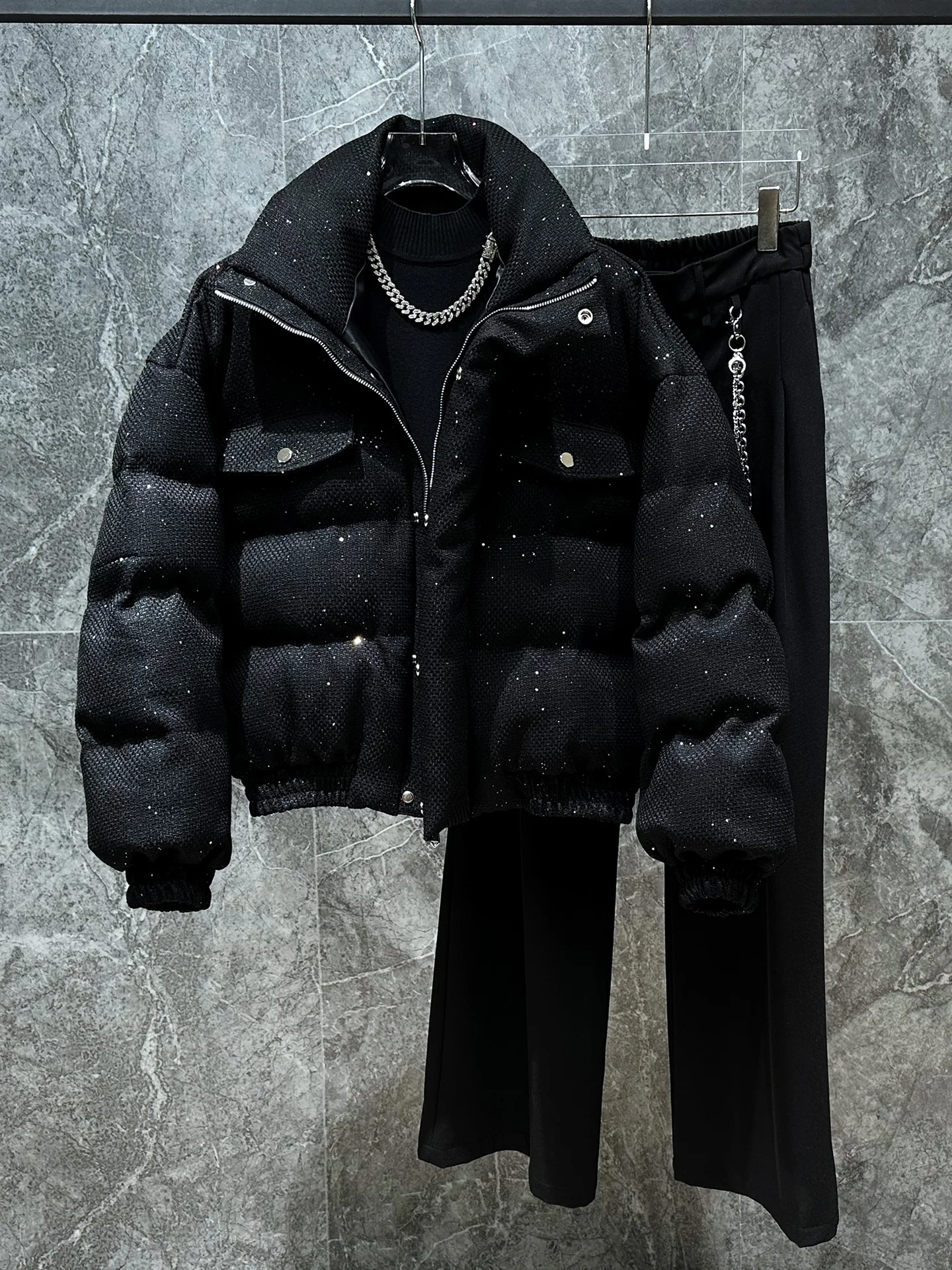 Men's Casual Thiened Warm Cotton Jaet Loose Fit Comfortable Youthful Sle Long Sve Stand Collar Winter Outerwear
Men's Casual Thiened Warm Cotton Jaet Loose Fit Comfortable Youthful Sle Long Sve Stand Collar Winter Outerwear