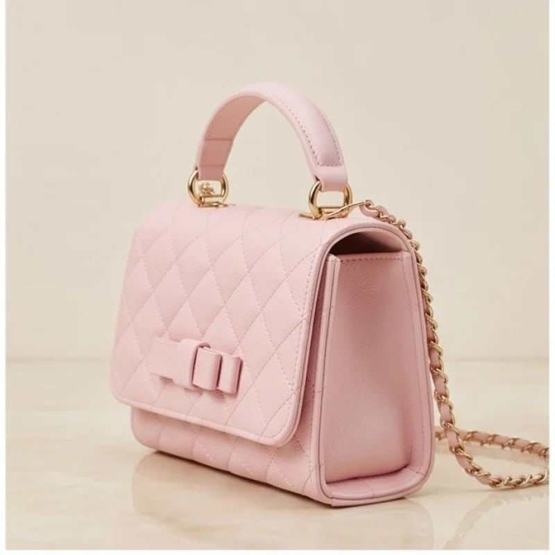 Summer bow tie2026New style handbag with handle, diamond-patterned chain shoulder bag, crossbody bag
Summer bow tie2026New style handbag with handle, diamond-patterned chain shoulder bag, crossbody bag