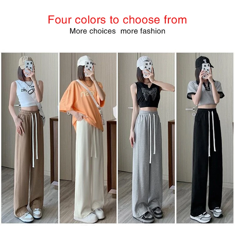Girls' Spring and Autumn White Wide Legged Pants Loose and Draping Casual Pants
Girls' Spring and Autumn White Wide Legged Pants Loose and Draping Casual Pants