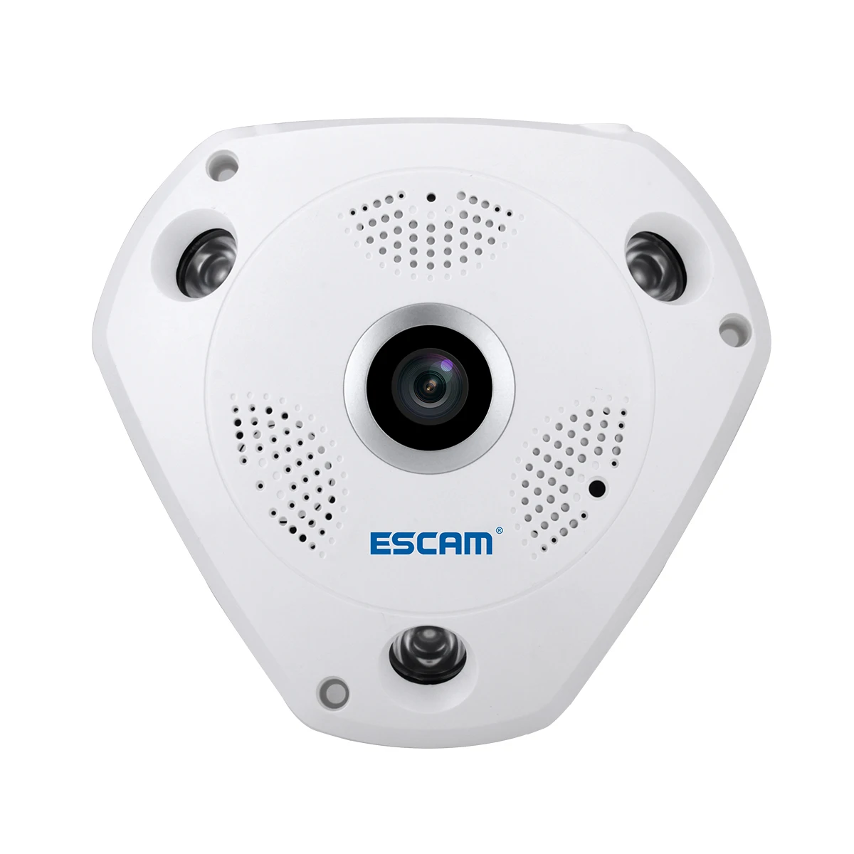 ESCAM QP180 2MP 1080P 360Degree Panoramic View VR IP Camera IR Night Vision Motion Detection Intercom Home Security CCTV Monitor
ESCAM QP180 2MP 1080P 360Degree Panoramic View VR IP Camera IR Night Vision Motion Detection Intercom Home Security CCTV Monitor