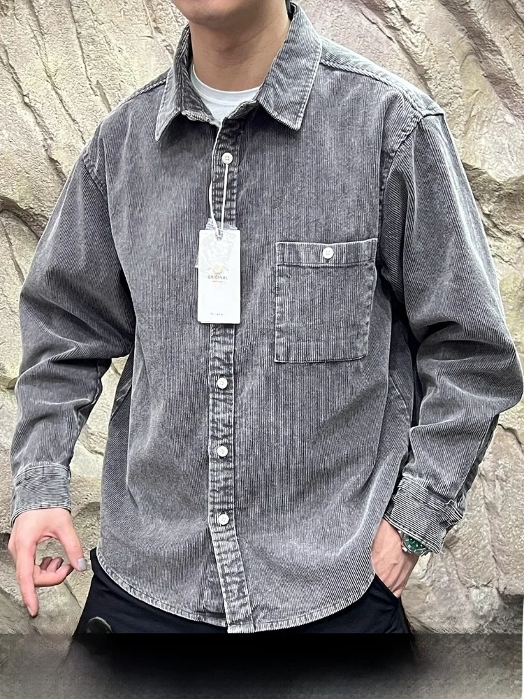 00% хлопок, винтажный вельветовый мужской длинный све irt, теплый, модный, с воротником, повседневный, однотонный, осенне-зимний, модный
00% хлопок, винтажный вельветовый мужской длинный све irt, теплый, модный, с воротником, повседневный, однотонный, осенне-зимний, модный