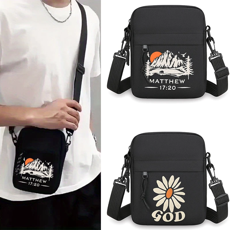 New Daisy Print Jesus Messenger Bag Women Men Vintage Casual Mini Mobile Phone Bag Christianity Bible Verses Small Crossbody Bag
New Daisy Print Jesus Messenger Bag Women Men Vintage Casual Mini Mobile Phone Bag Christianity Bible Verses Small Crossbody Bag