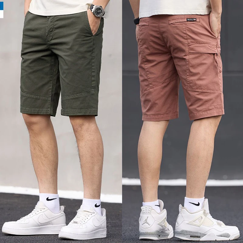 Summer Thin Workwear ort Pants Men's Casual Vintage Bri Red Slim Straight Five-Quarter Pants Versatile Youth Faion
Summer Thin Workwear ort Pants Men's Casual Vintage Bri Red Slim Straight Five-Quarter Pants Versatile Youth Faion