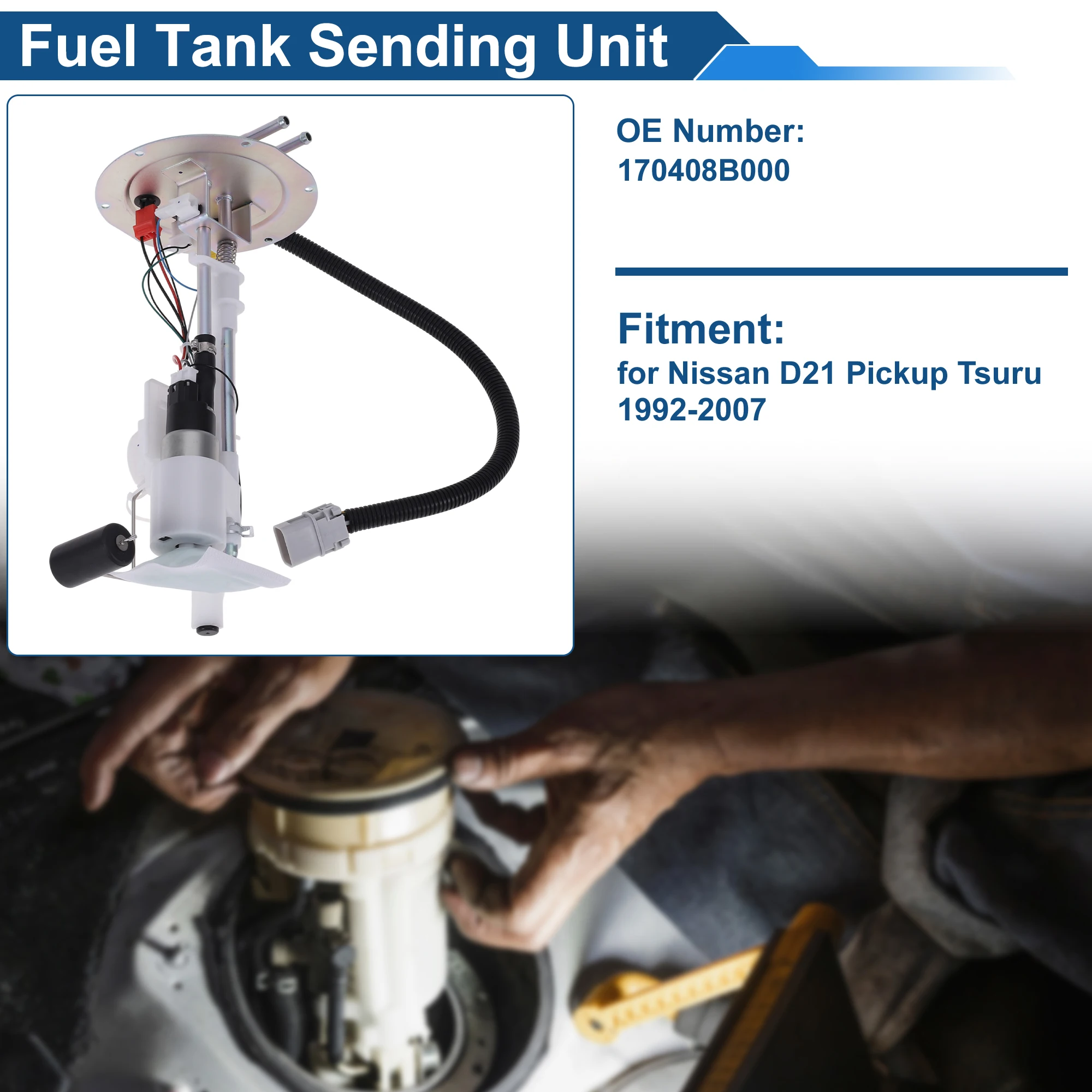 X Autohaux Fuel Level Sending Unit Module for Nissan D21 Pickup Tsuru 92-07 No.170408B000
X Autohaux Fuel Level Sending Unit Module for Nissan D21 Pickup Tsuru 92-07 No.170408B000