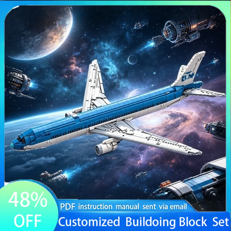 NEW 2264 pcs Aviation 300er Flexible Flaps Retractable Landing Gear Model MOC Building Block Brick Set Toy Kids Birthday Gifts
NEW 2264 pcs Aviation 300er Flexible Flaps Retractable Landing Gear Model MOC Building Block Brick Set Toy Kids Birthday Gifts