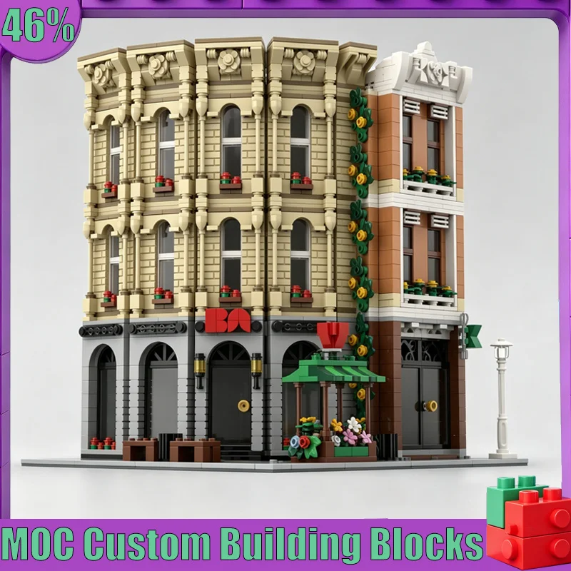 2044 PCS MOC Bags Apparel Store Facade Model Custom Puzzle DIY Creative Assembly Educational Toy Collection Display Xmas Gifts
2044 PCS MOC Bags Apparel Store Facade Model Custom Puzzle DIY Creative Assembly Educational Toy Collection Display Xmas Gifts