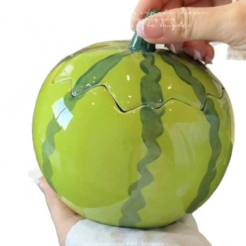 Watermelon salad bowl, cute and usable instant noodle bowl with lid and large-capacity microwave oven, high-value ceramic bowl.
Watermelon salad bowl, cute and usable instant noodle bowl with lid and large-capacity microwave oven, high-value ceramic bowl.