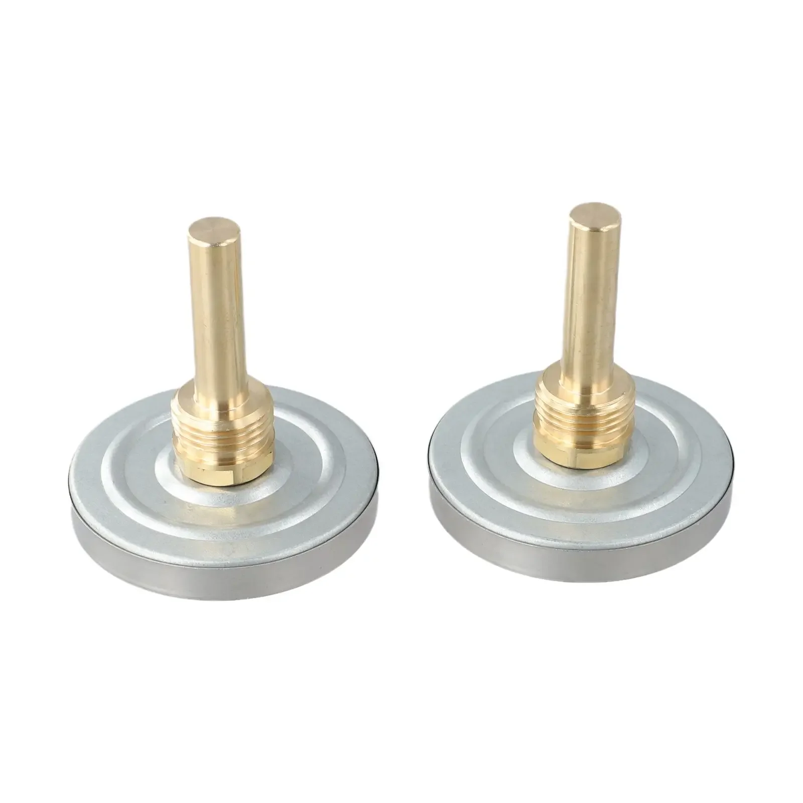 2pcs Bimetal Thermometers With Brass Sleeve 12 Inch Stem for Use in Boilers Central Heating and Outdoor Cooking Devices
2pcs Bimetal Thermometers With Brass Sleeve 12 Inch Stem for Use in Boilers Central Heating and Outdoor Cooking Devices