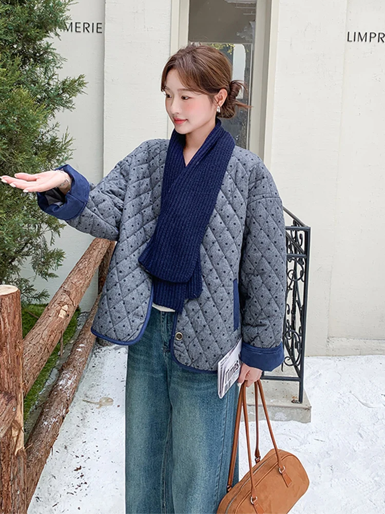 ay Polka Dot Light Cotton Jaet Women's ort Sle Winter New Faionable Small Cotton Padded Vest Korean Loose Fit
ay Polka Dot Light Cotton Jaet Women's ort Sle Winter New Faionable Small Cotton Padded Vest Korean Loose Fit