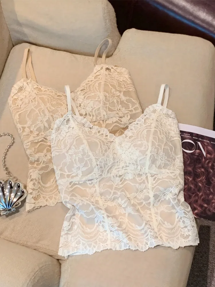 Sexy Lace Strap Chest Pad Backless Top Women's Spring Summer New Style Spicy Girl Versatile Outerwear Inner Wear Tube Top Str...
Sexy Lace Strap Chest Pad Backless Top Women's Spring Summer New Style Spicy Girl Versatile Outerwear Inner Wear Tube Top Str...