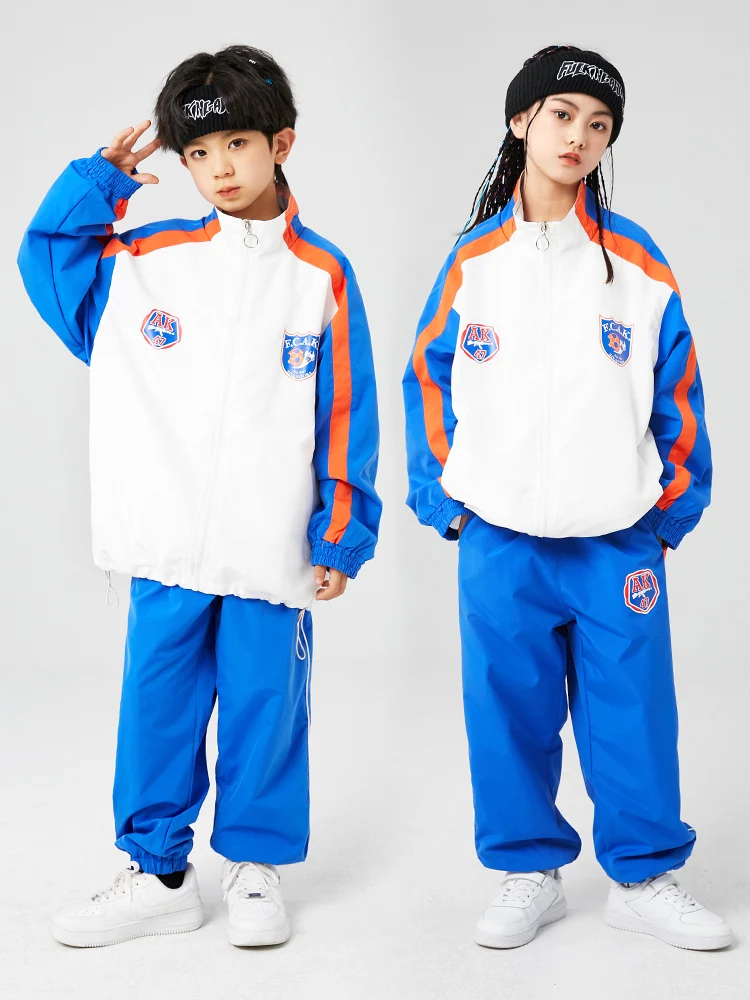 Suit Girls Kpop Jazz Dance Costume Stage Wear Hip Hop Dance Clothes For Kids Boys Tracksuit Loose Street Dance Performance
Suit Girls Kpop Jazz Dance Costume Stage Wear Hip Hop Dance Clothes For Kids Boys Tracksuit Loose Street Dance Performance