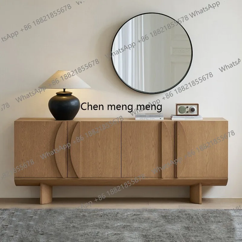 Medieval log style dining side cabinet, living room entrance cabinet, Italian light luxury storage locker
Medieval log style dining side cabinet, living room entrance cabinet, Italian light luxury storage locker