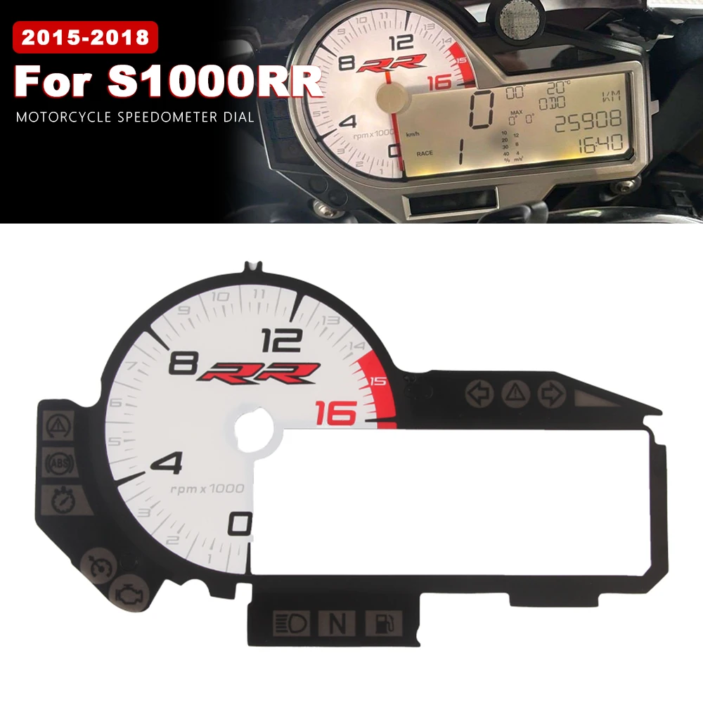 Speedometer Dial for BMW S1000RR Accessories S1000 S 1000 RR 2015 2016 2017 2018 Motorcycle Dashboard Gauge Face
Speedometer Dial for BMW S1000RR Accessories S1000 S 1000 RR 2015 2016 2017 2018 Motorcycle Dashboard Gauge Face