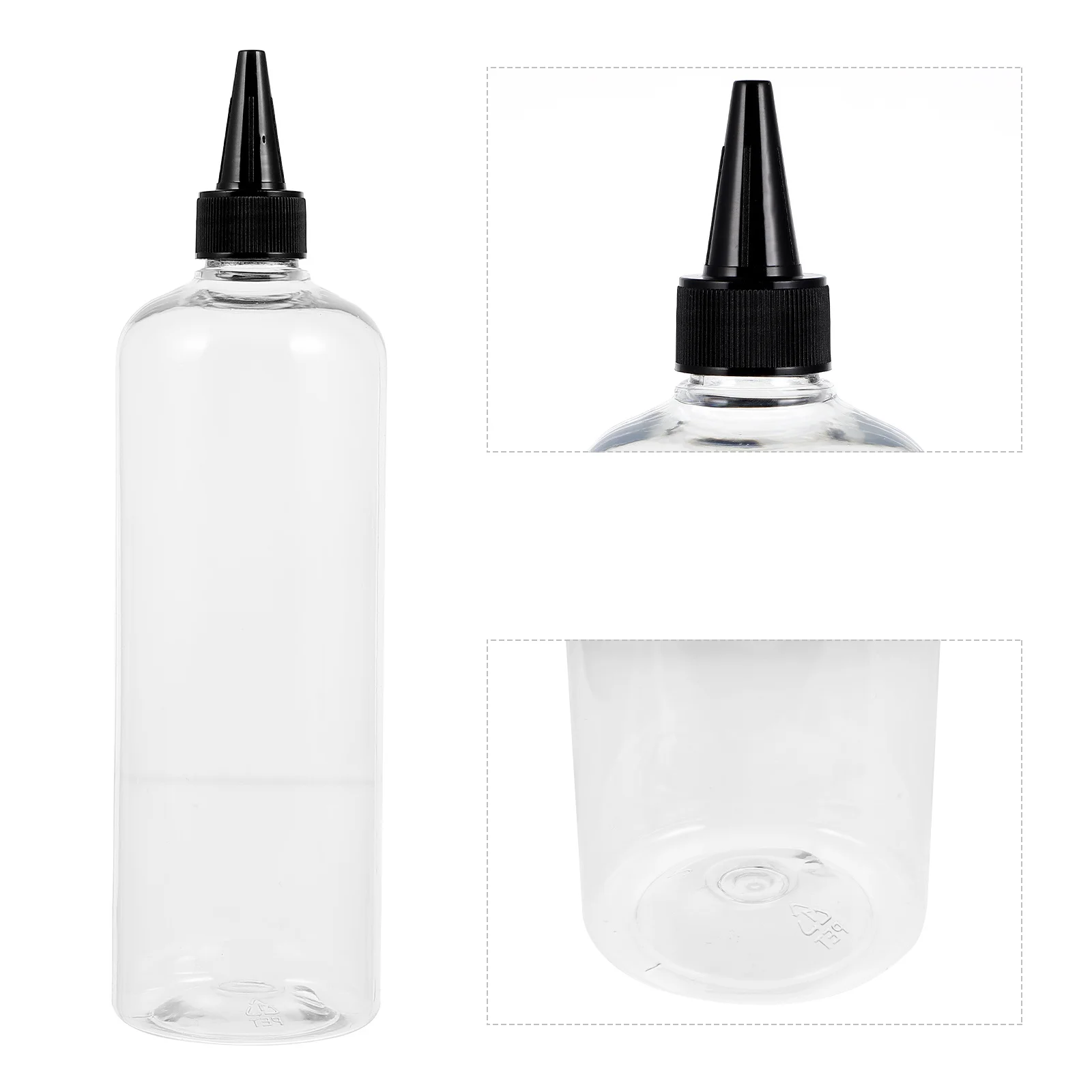 5pcs Refillable Round Shoulder Bottles Pointed Mouth Squeeze Bottle For Hair Color Dyeing Applicator Leakproof Multi Purpose Sub
5pcs Refillable Round Shoulder Bottles Pointed Mouth Squeeze Bottle For Hair Color Dyeing Applicator Leakproof Multi Purpose Sub